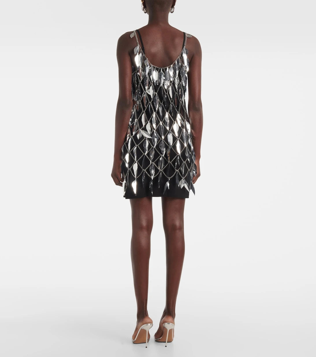 Rabanne - Chain-detail embellished minidress