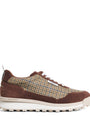 Thom Browne Suede Check Alumni Sneakers