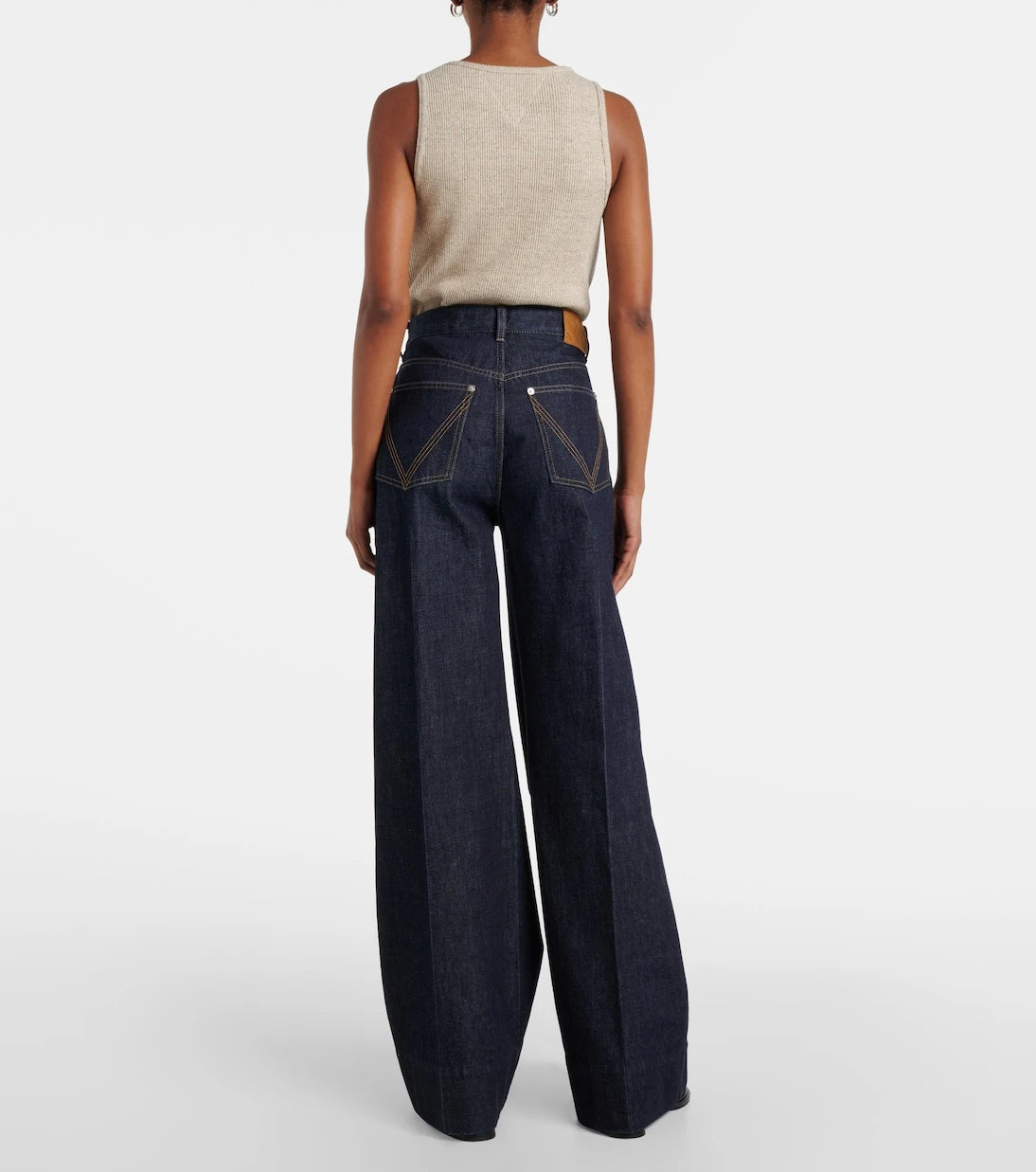 Bottega Veneta - High-rise wide-leg jeans