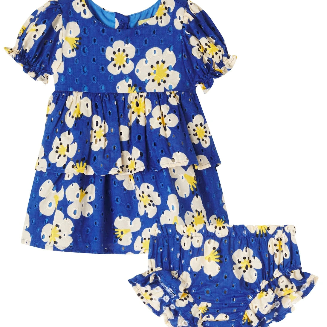 Fábula - Baby cotton dress and bloomers set