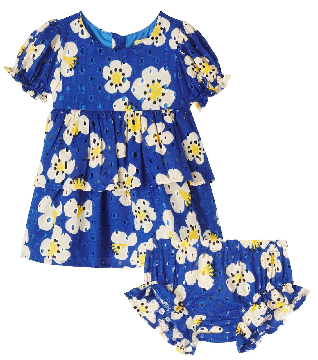 Fábula - Baby cotton dress and bloomers set