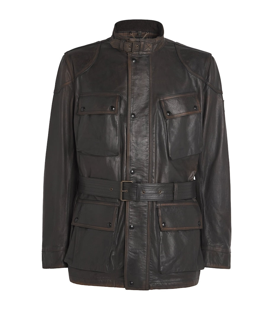 Green Legacy Trialmaster Panther Leather Jacket