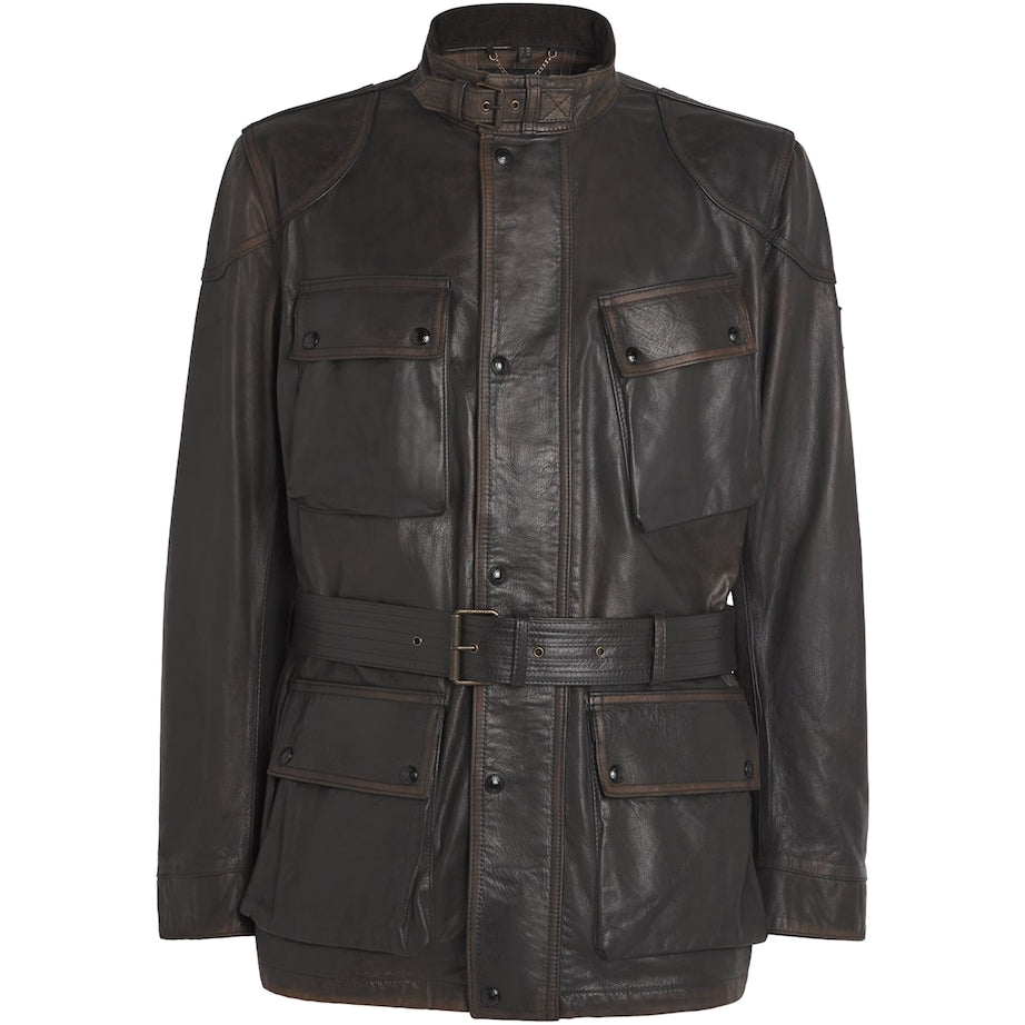 Green Legacy Trialmaster Panther Leather Jacket