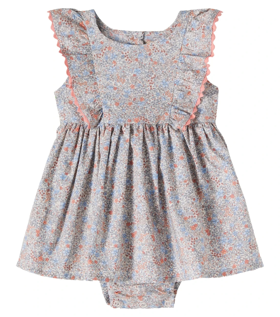Wheat - Baby Sofia floral cotton dress