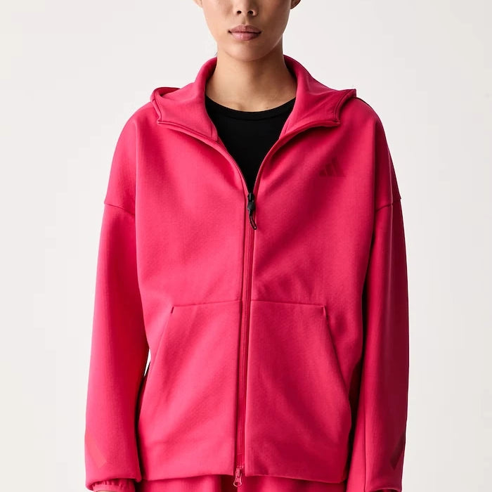 adidas kadın fermuarlı ve kapüşonlu sweatshirt Z.N.E