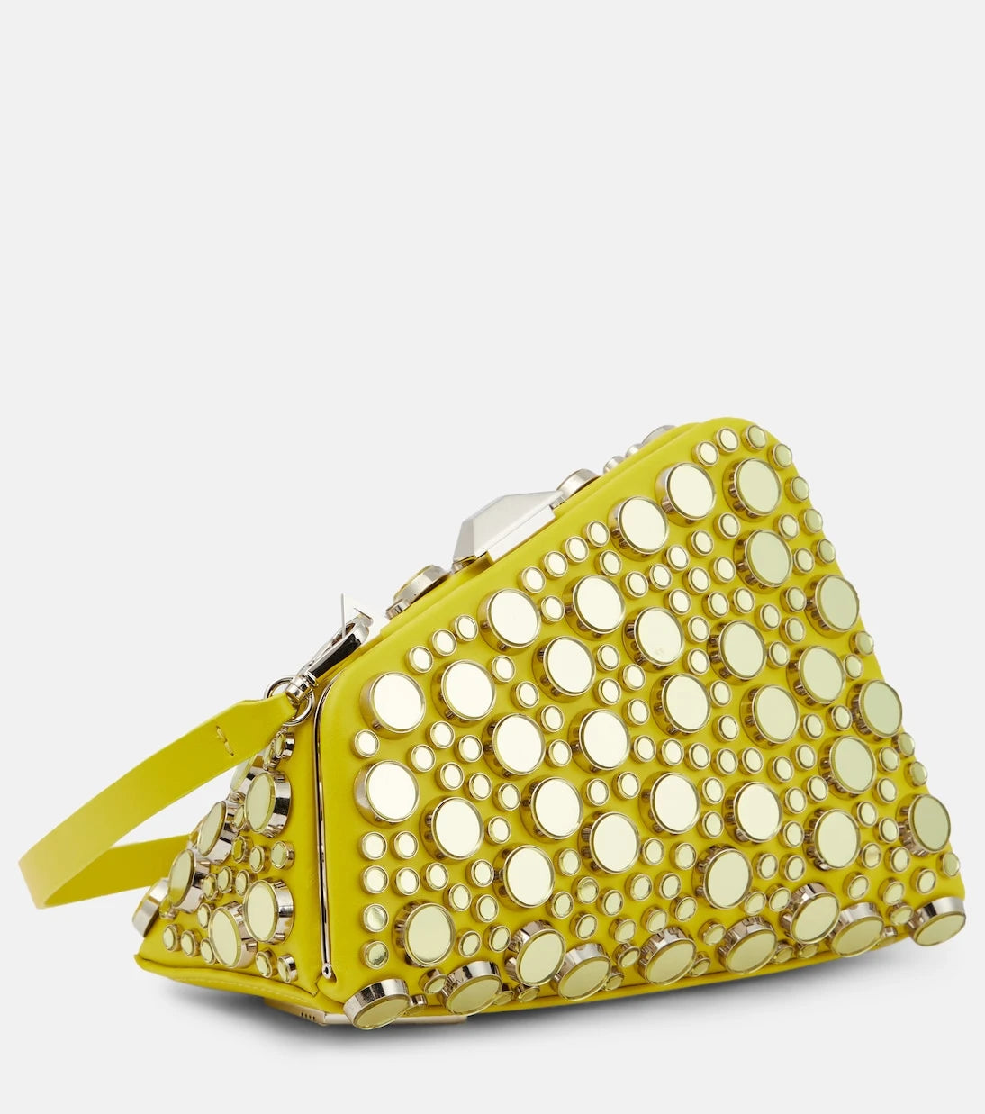 The Attico - Midnight Mini embellished leather clutch