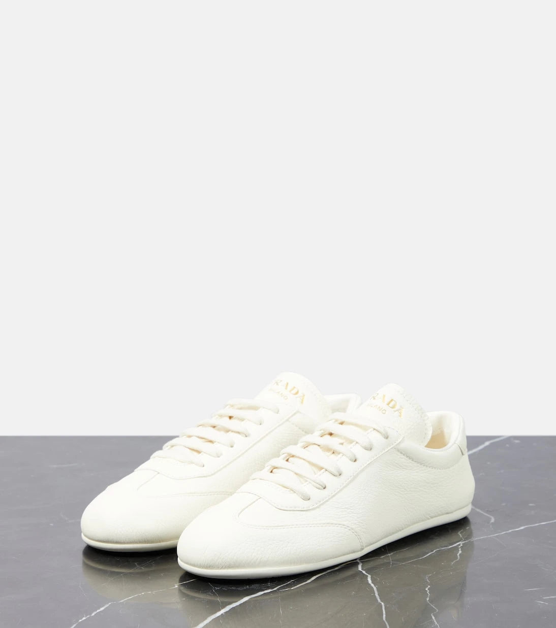 Prada - Leather sneakers