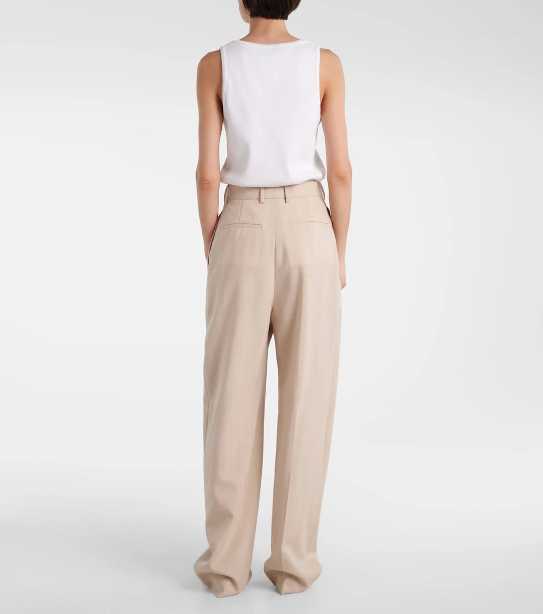 Wardrobe.NYC - Mid-rise wool straight pants