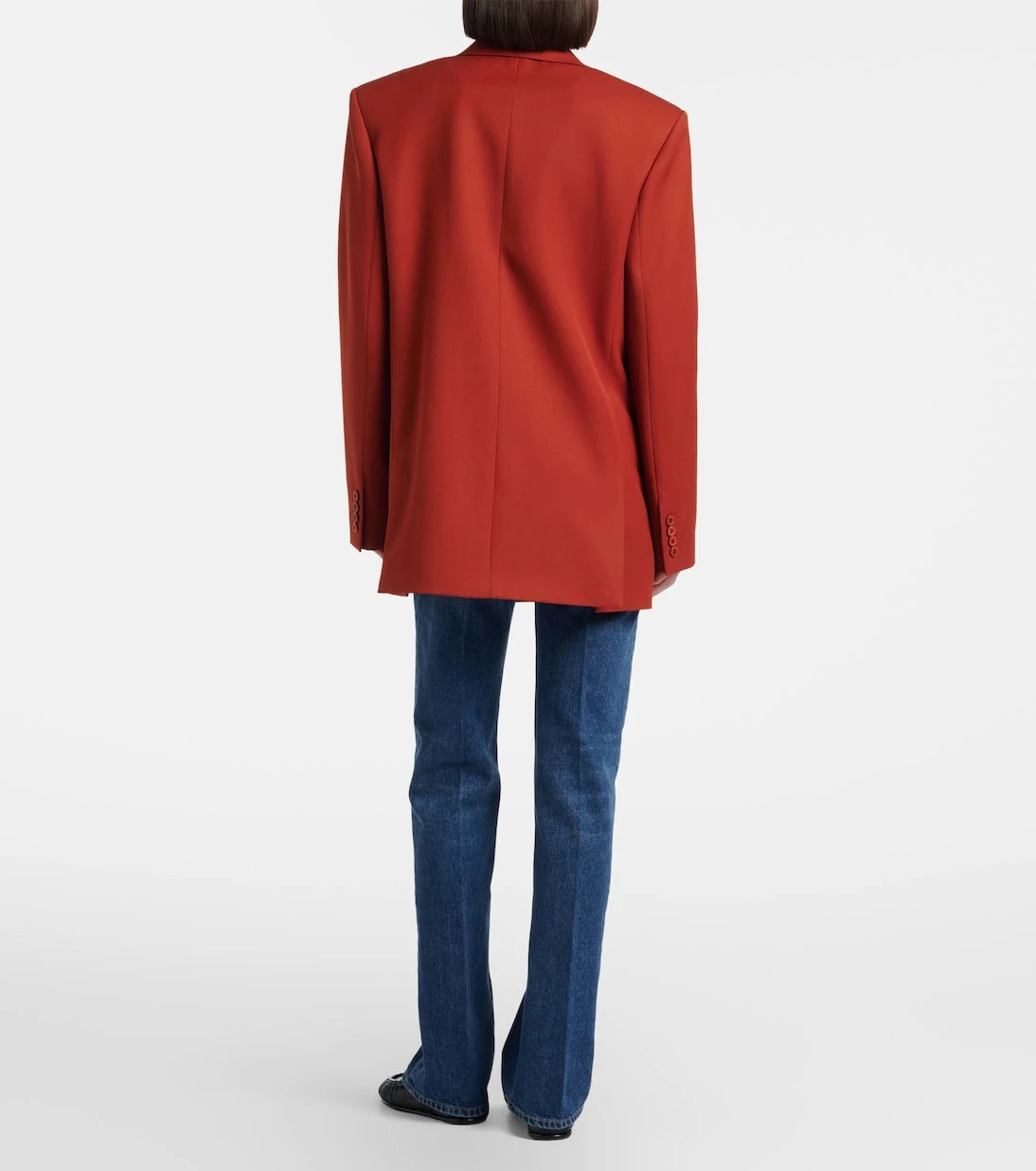Saint Laurent - Clyde high-rise straight jeans