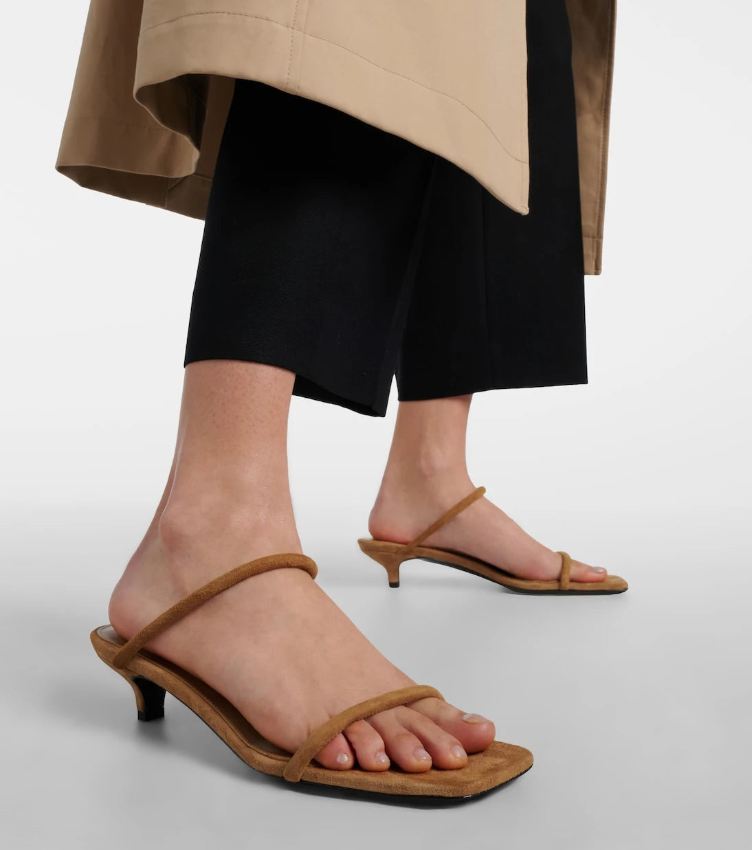 Toteme - The Minimalist 35 suede sandals