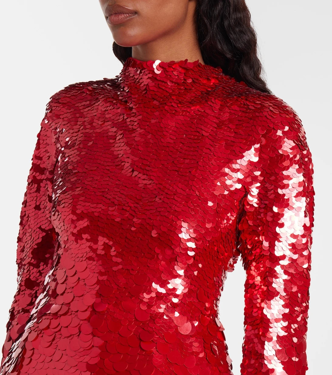 Sportmax - Terfrite sequined jersey minidress