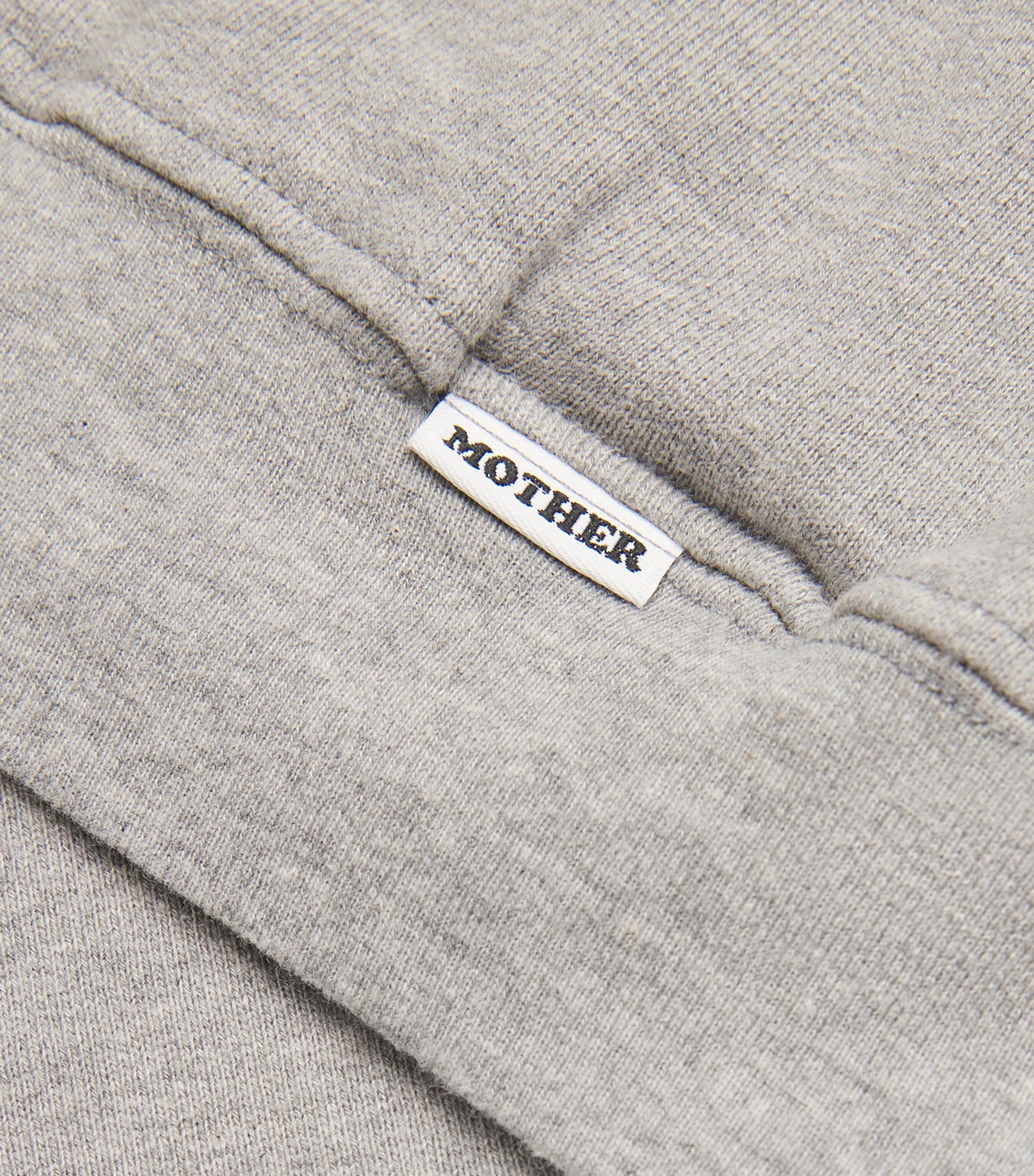 MOTHER Grey Cotton The Biggie Concert Sweatshirt