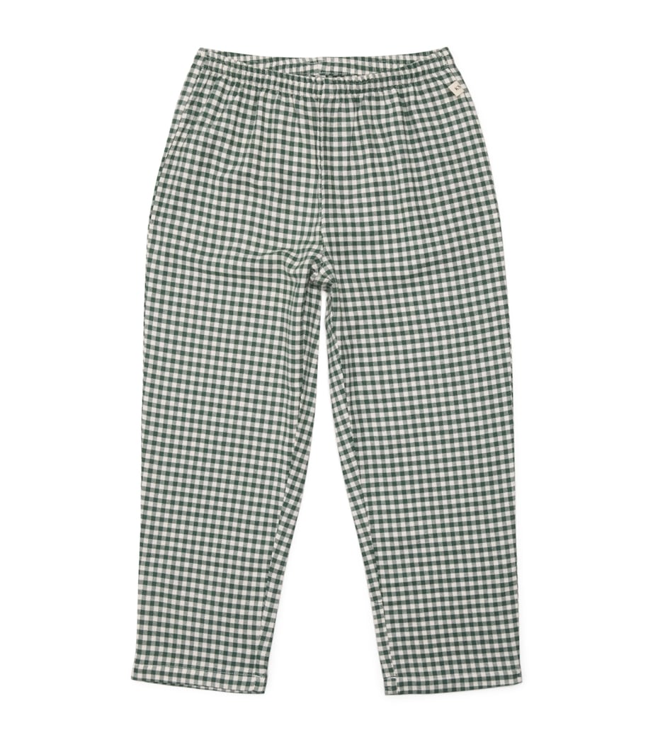 Organic Cotton Check Foret Trousers (5-10 Years)