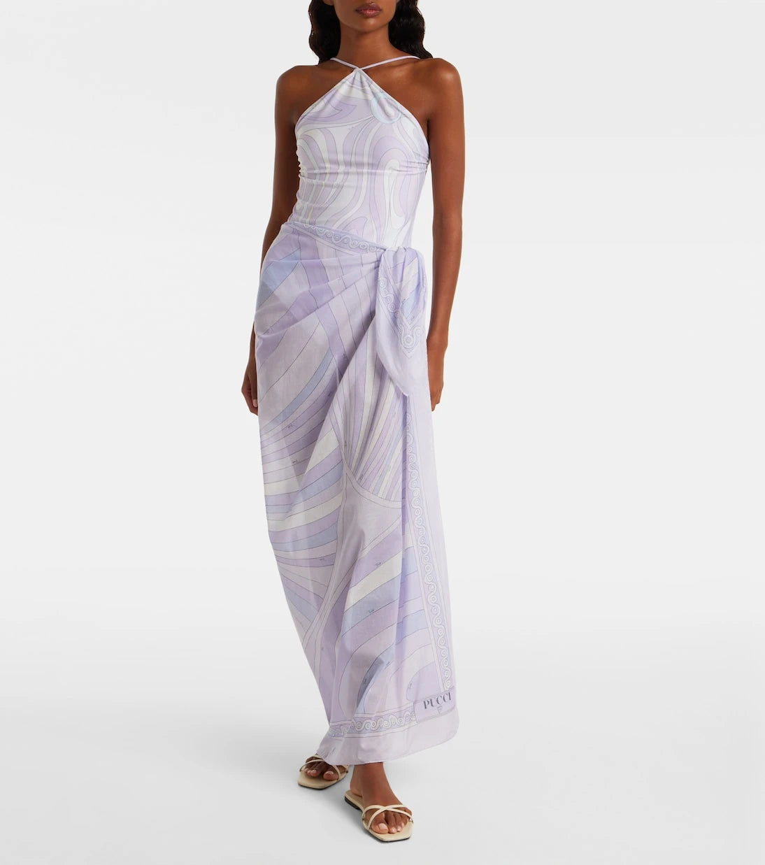 Pucci - Iride cotton beach cover-up