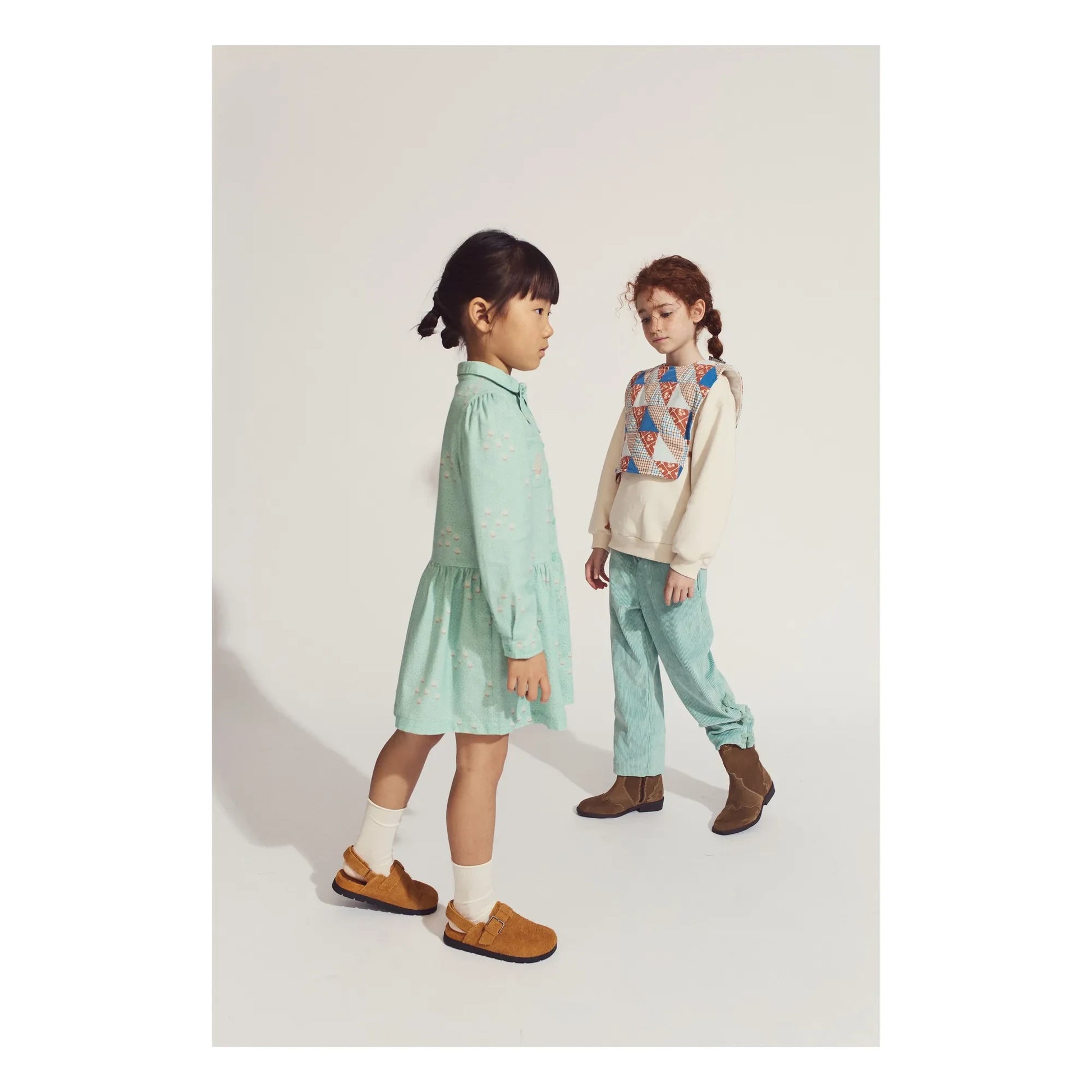 Gingersnaps - Arielle Ruffle Pants | Green water