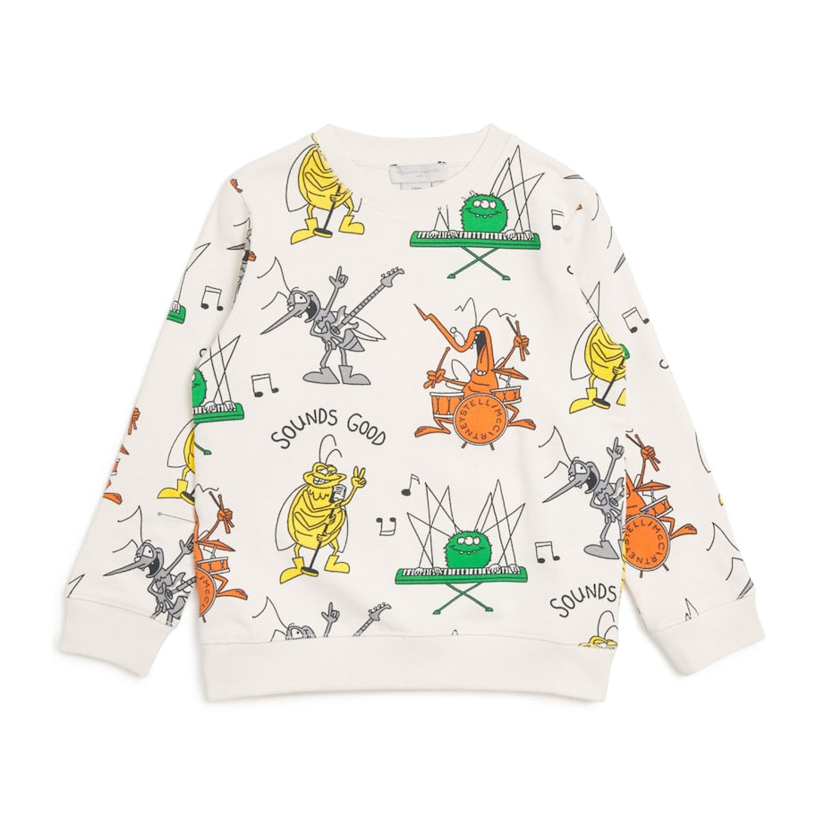 Bug Band Print Sweatshirt (2-14 Years)
