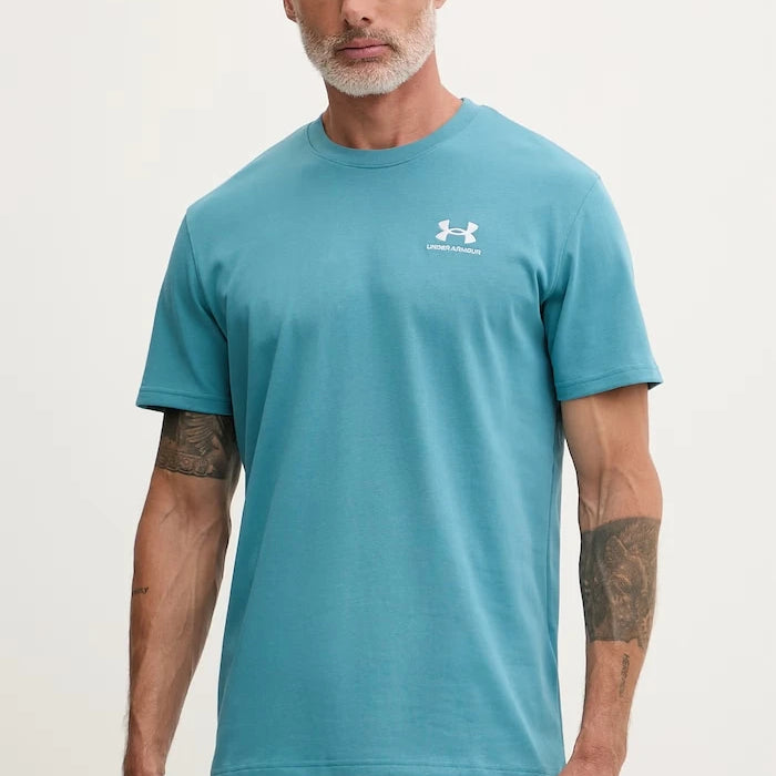 Under Armour erkek antrenman tişörtü UA LOGO EMB HEAVYWEIGHT