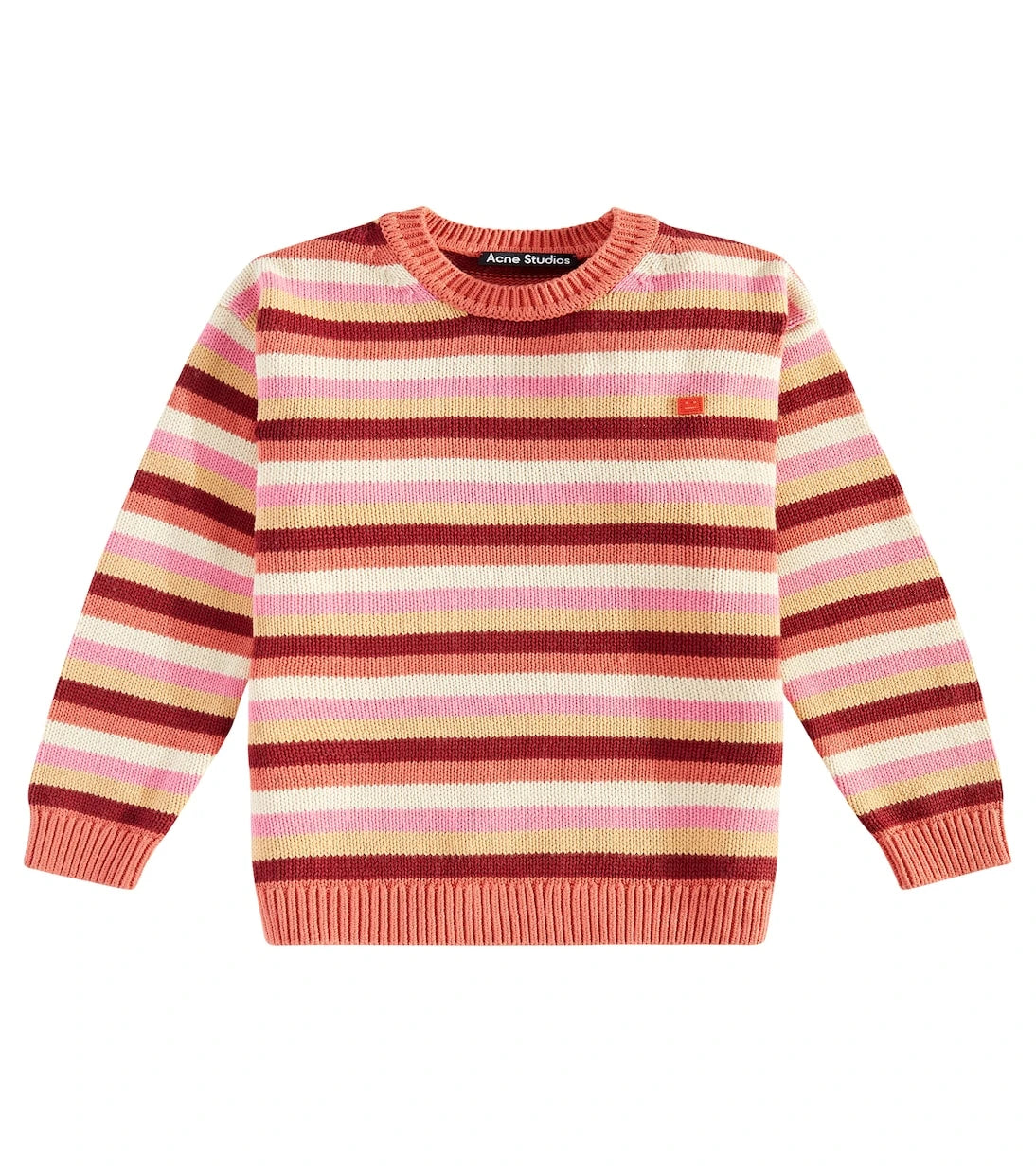 Acne Studios Kids - Face striped cotton sweater