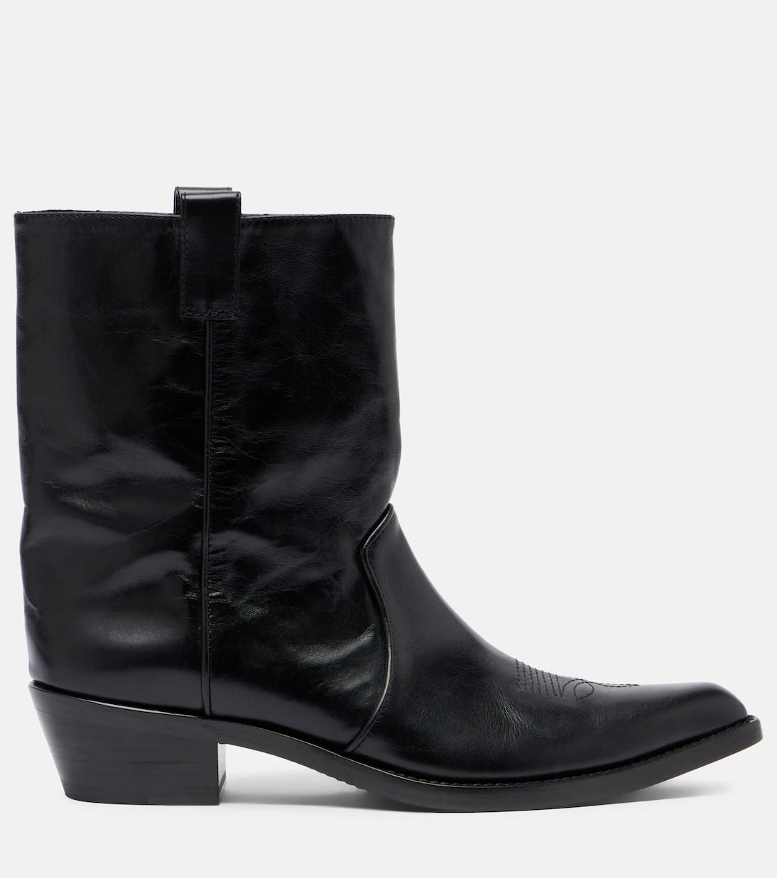 Khaite - Clive leather ankle boots