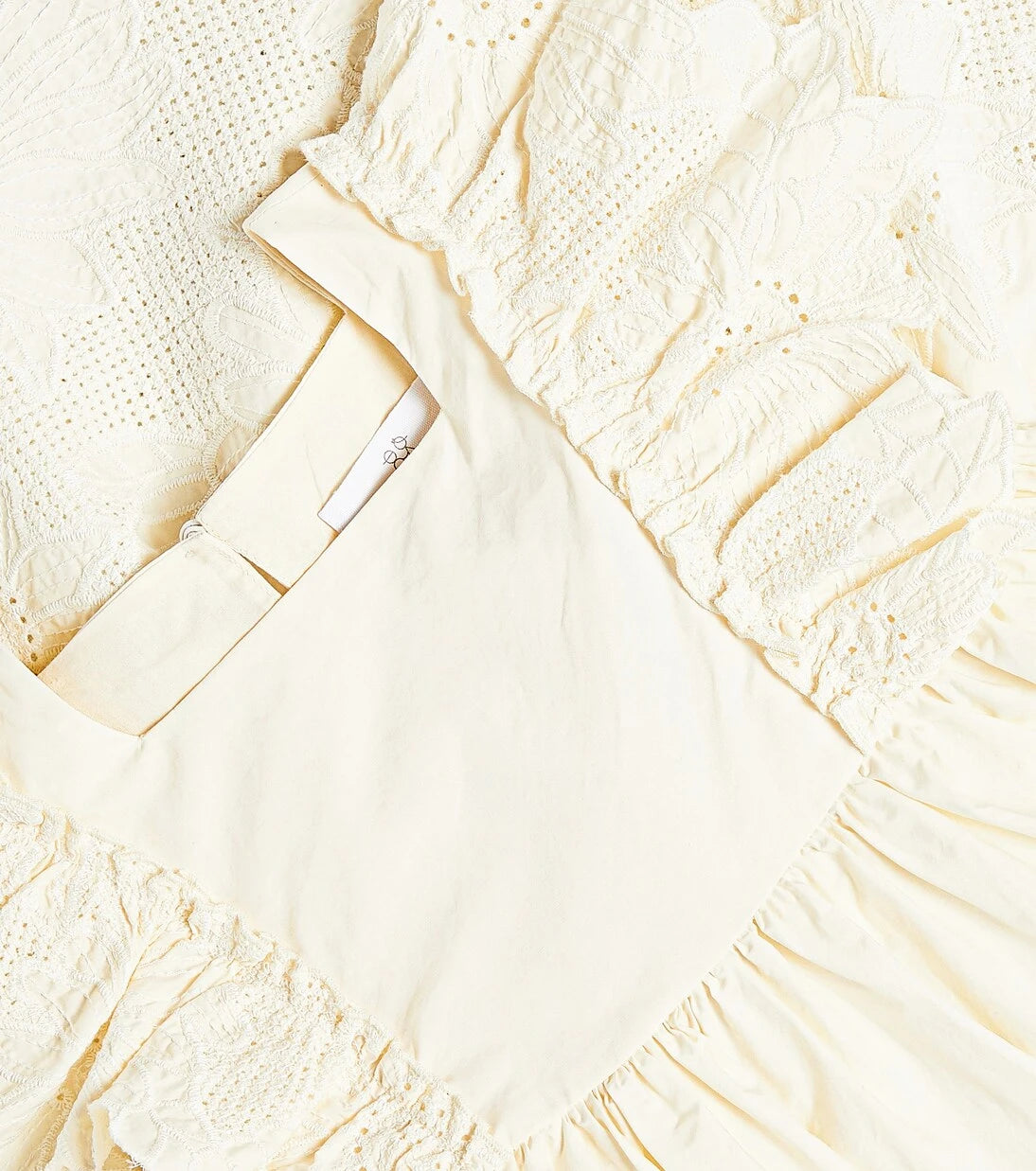 C'era Una Volta - Elena embroidered cotton dress