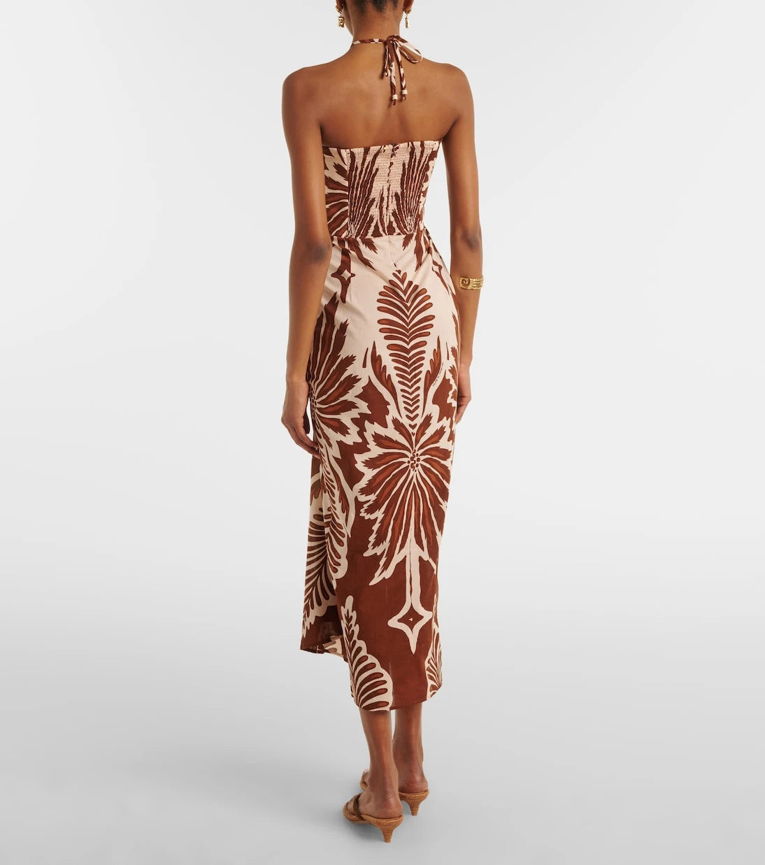 Poupette St Barth - Collina printed cotton midi dress
