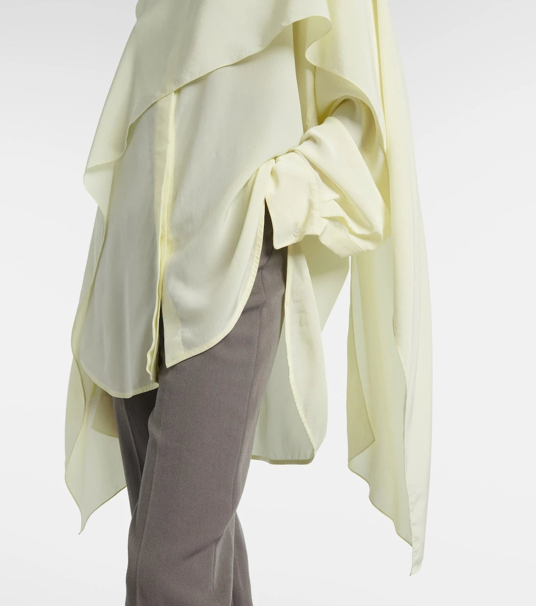 Calvin Klein Collection - Kiki draped silk blouse