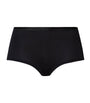 Hanro Black Stretch-Cotton Sensation Boyleg Briefs