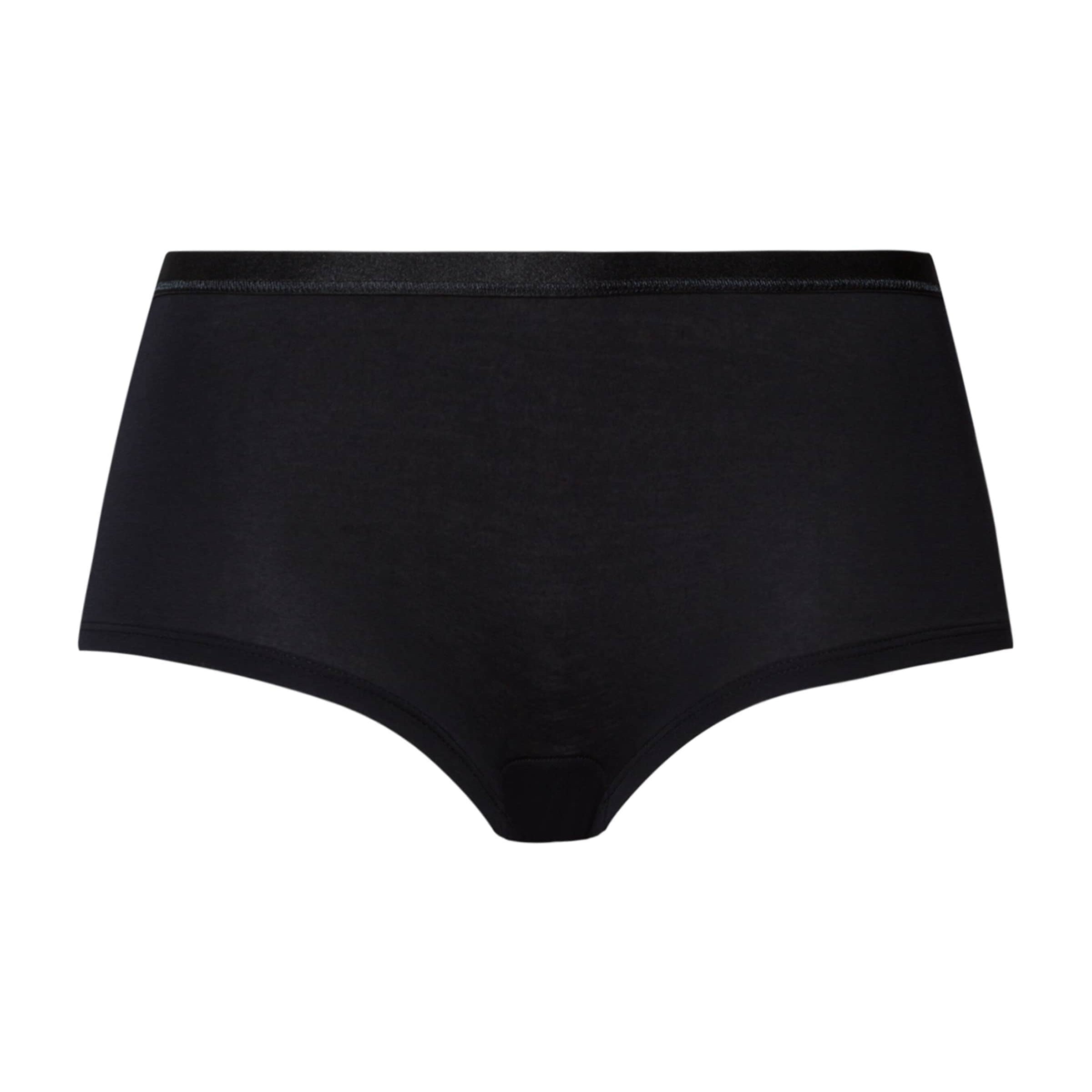 Hanro Black Stretch-Cotton Sensation Boyleg Briefs