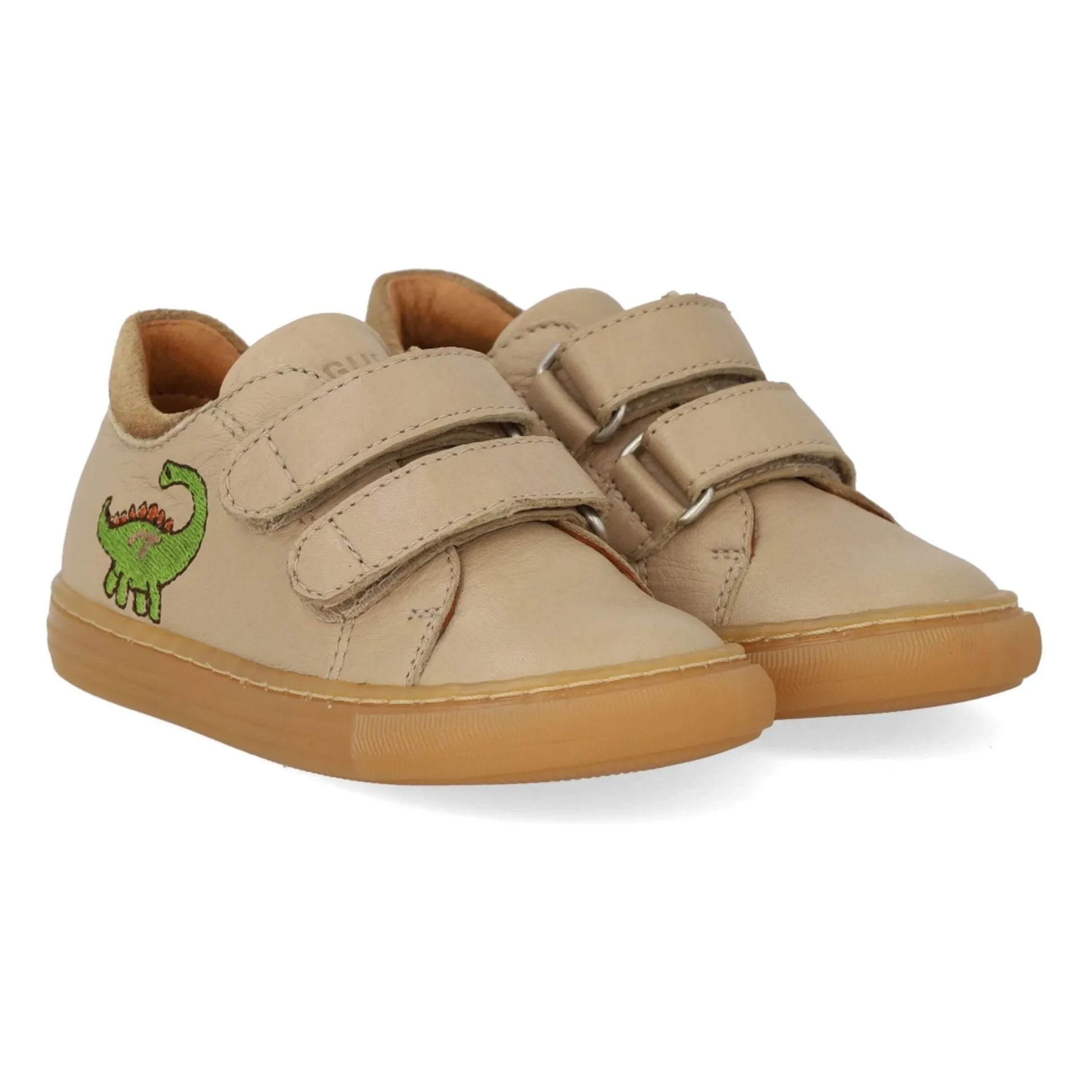 Angulus - Dinosaur Double Scratch Sneakers | Sand