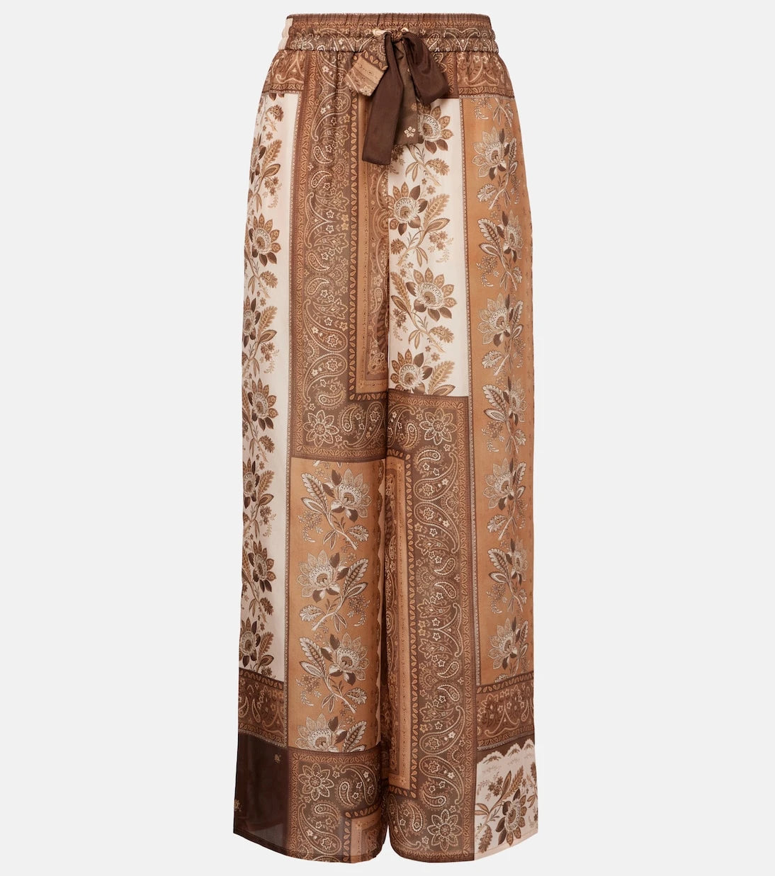 Zimmermann - Lucky printed silk straight pants