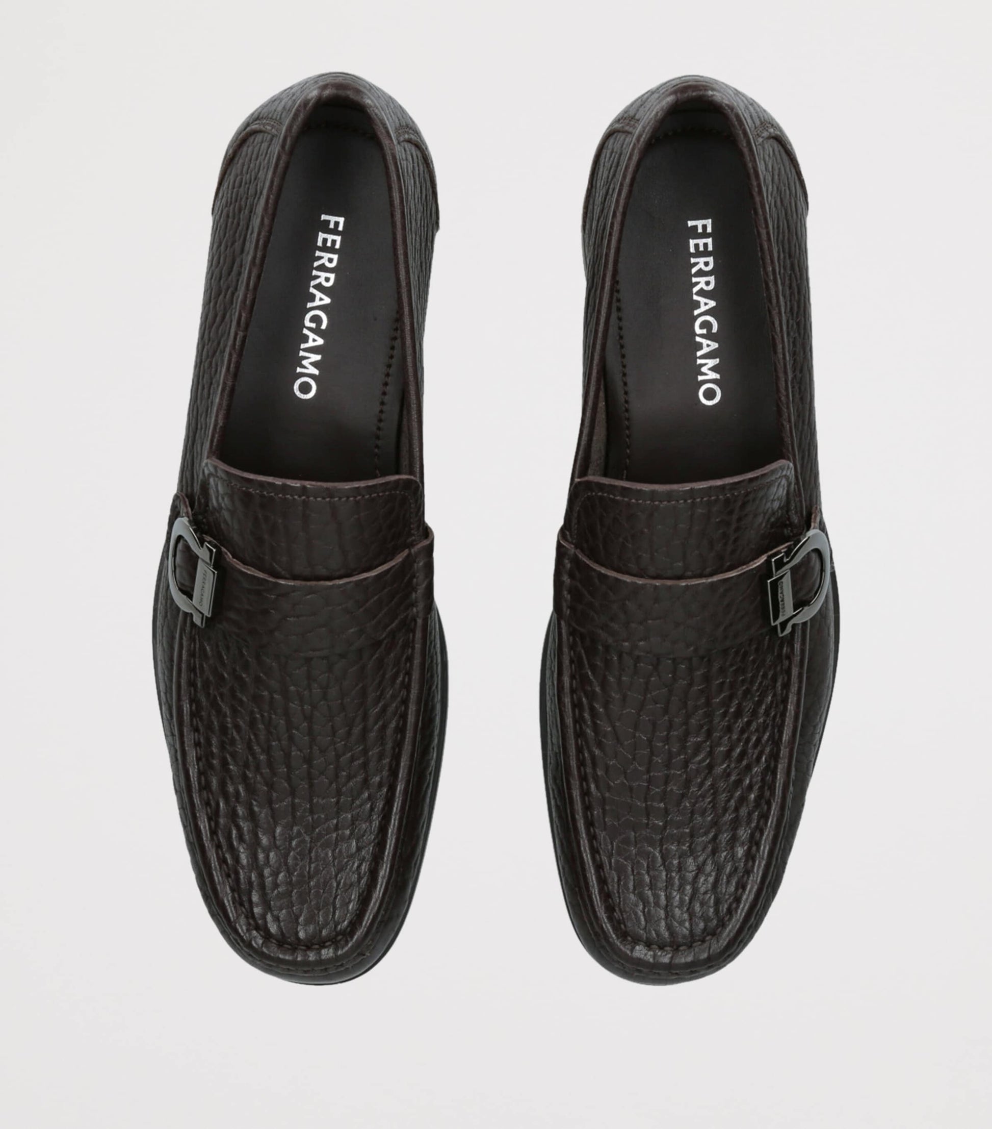 Salvatore Ferragamo Leather Caspian Loafers
