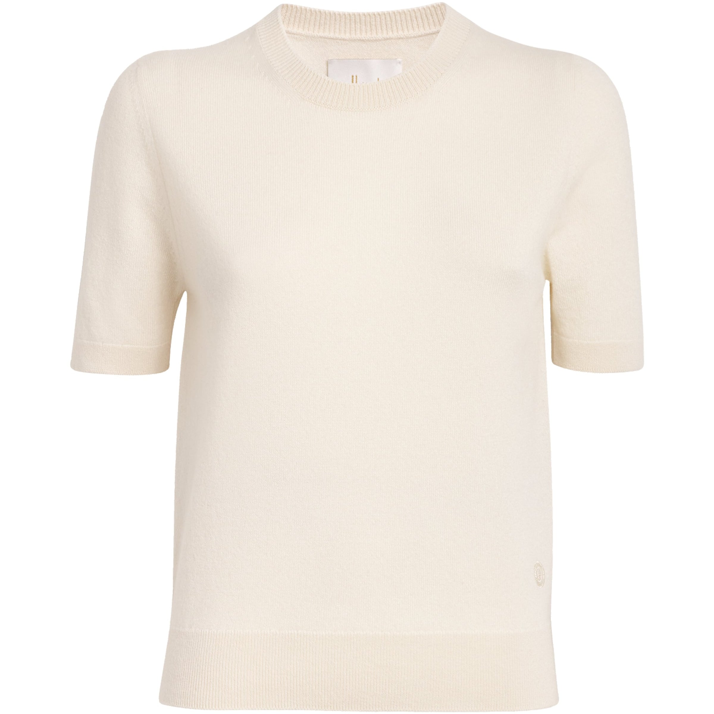 Ivory Cashmere T-Shirt Sweater