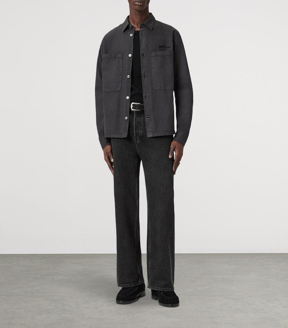 Blue Organic Cotton-Blend Rohdi Overshirt