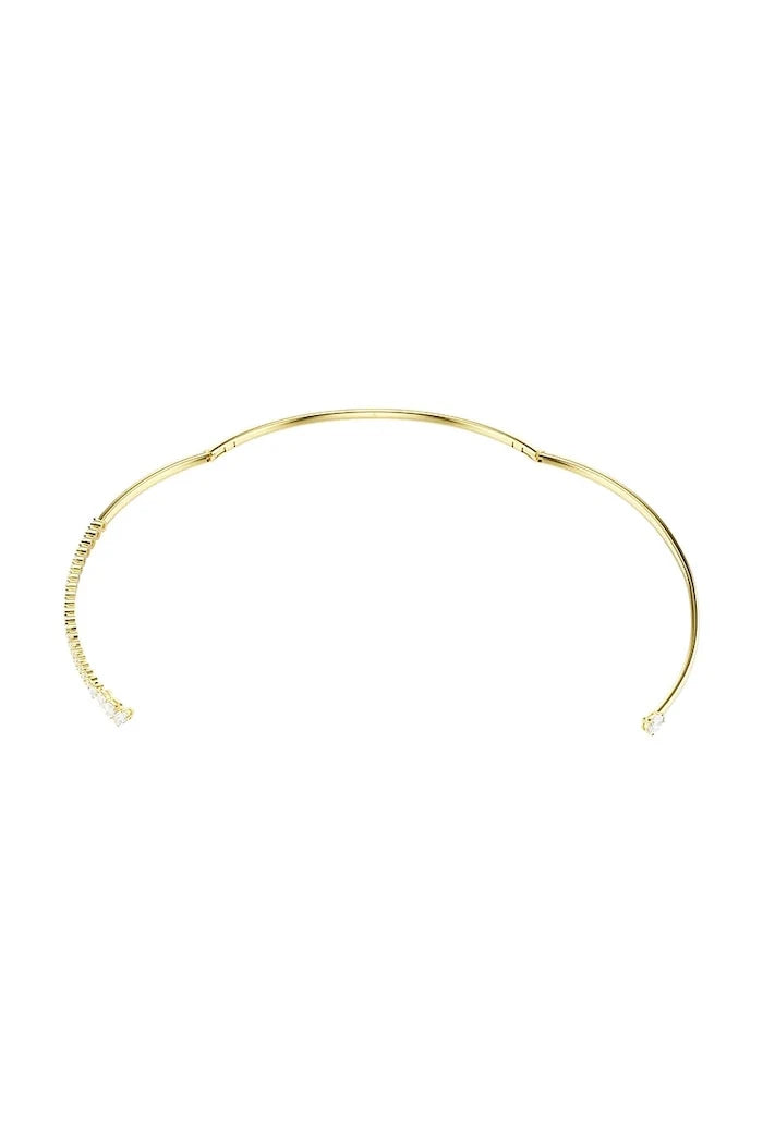 Swarovski kadın choker kolye, altın kaplama, zirkonlu MESMERA