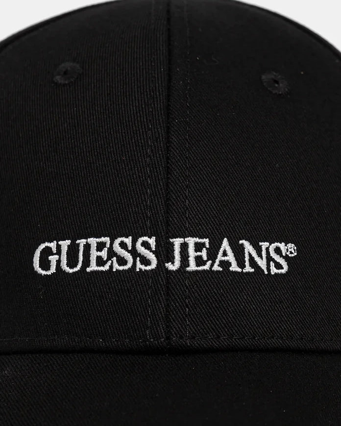 Guess Jeans pamuklu siperlikli şapka