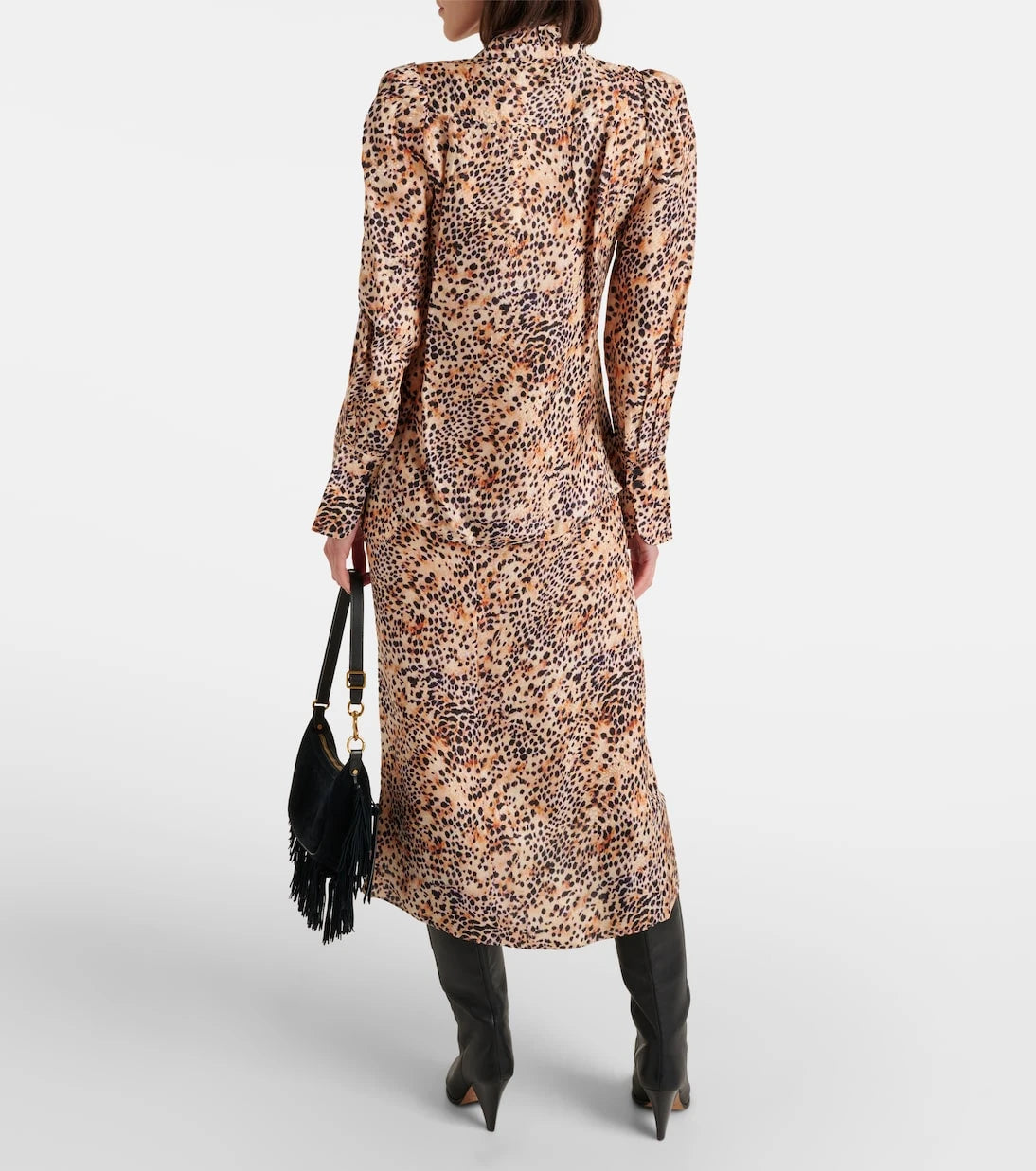 Isabel Marant - Lamia leopard-print ruffled blouse