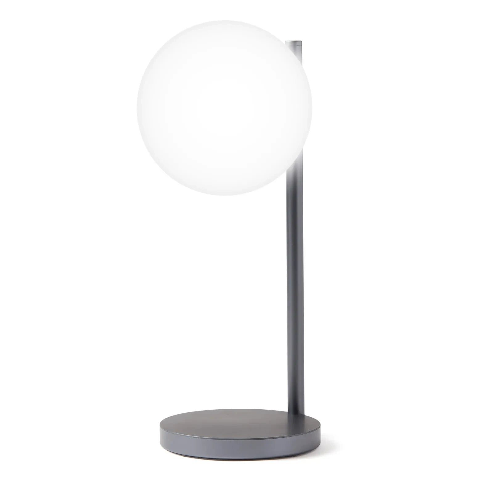 Lexon - Bubble LED desk lamp and charging stand | Steel Grey