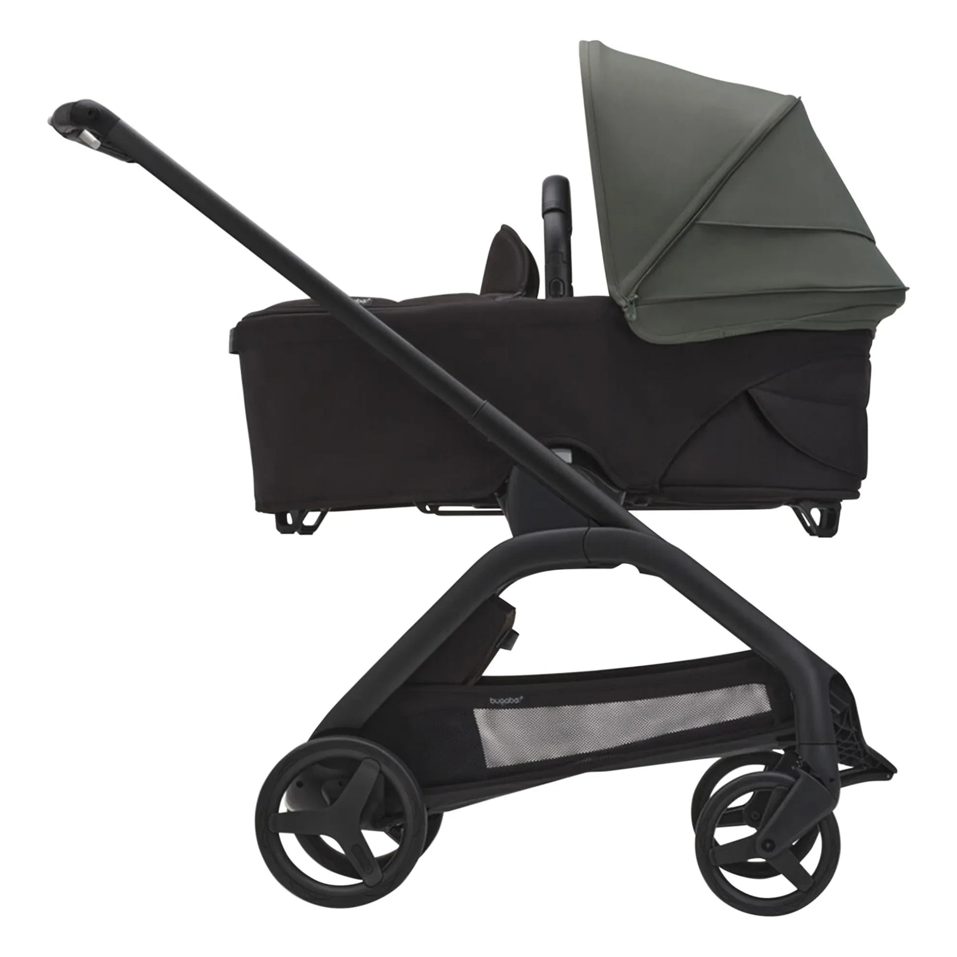 Bugaboo - Bugaboo Dragonfly City Stroller complete chassis black | Forest Green