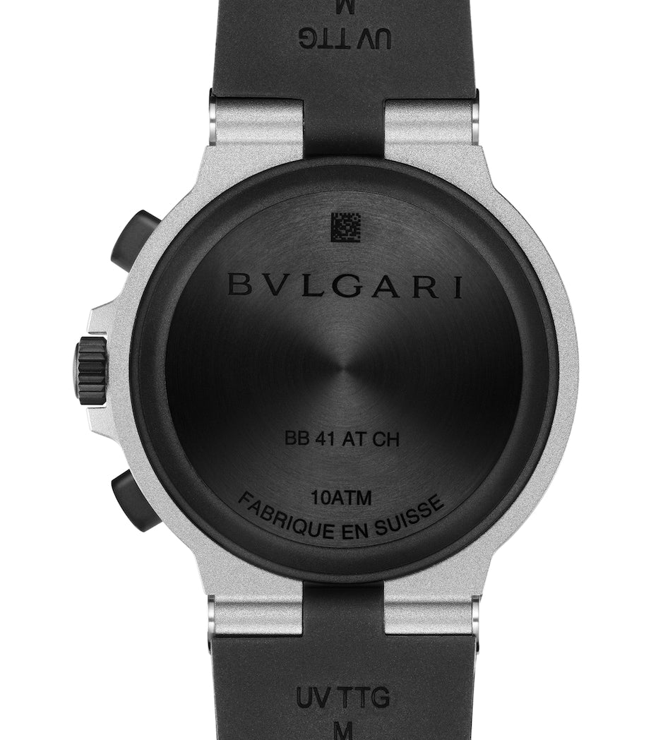 Aluminium and Titanium BVLGARI BVLGARI Chronograph Watch 41mm