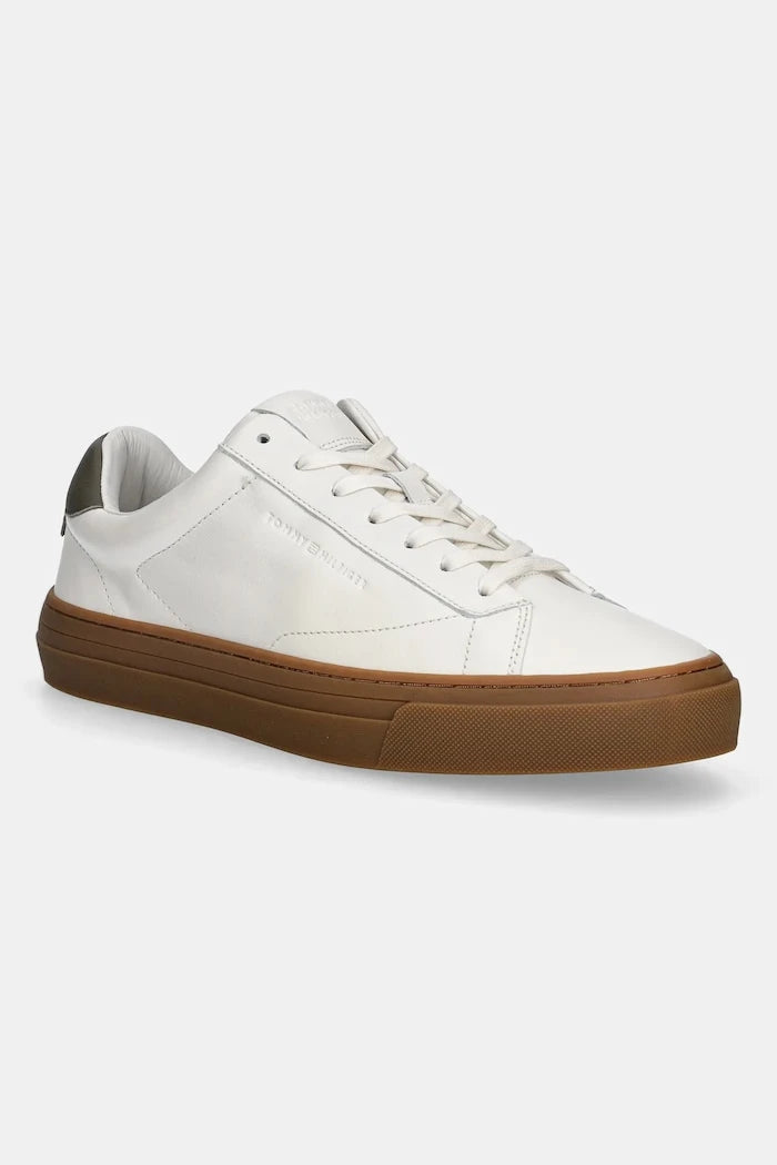 Tommy Hilfiger PREMIUM DRESS CUPSOLE LTH Deri Spor Ayakkabı