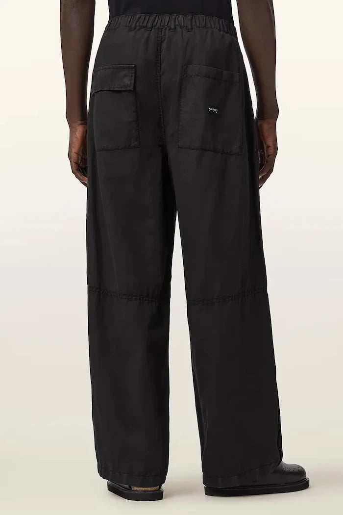 AllSaints панталон мъжки с лен ECHO