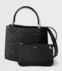 Black Calfskin Panthère de Cartier Top-Handle Bag