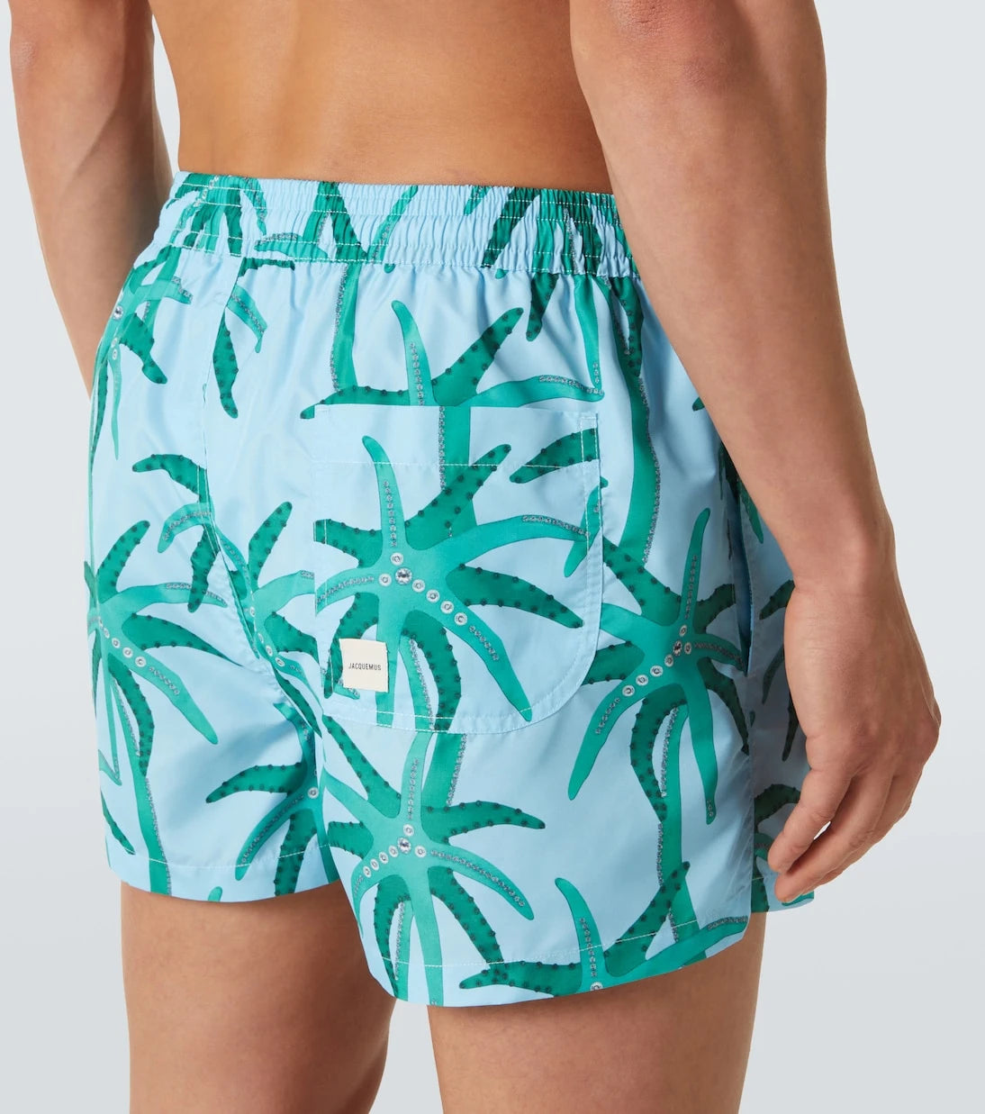 Jacquemus - Puntini printed swim trunks