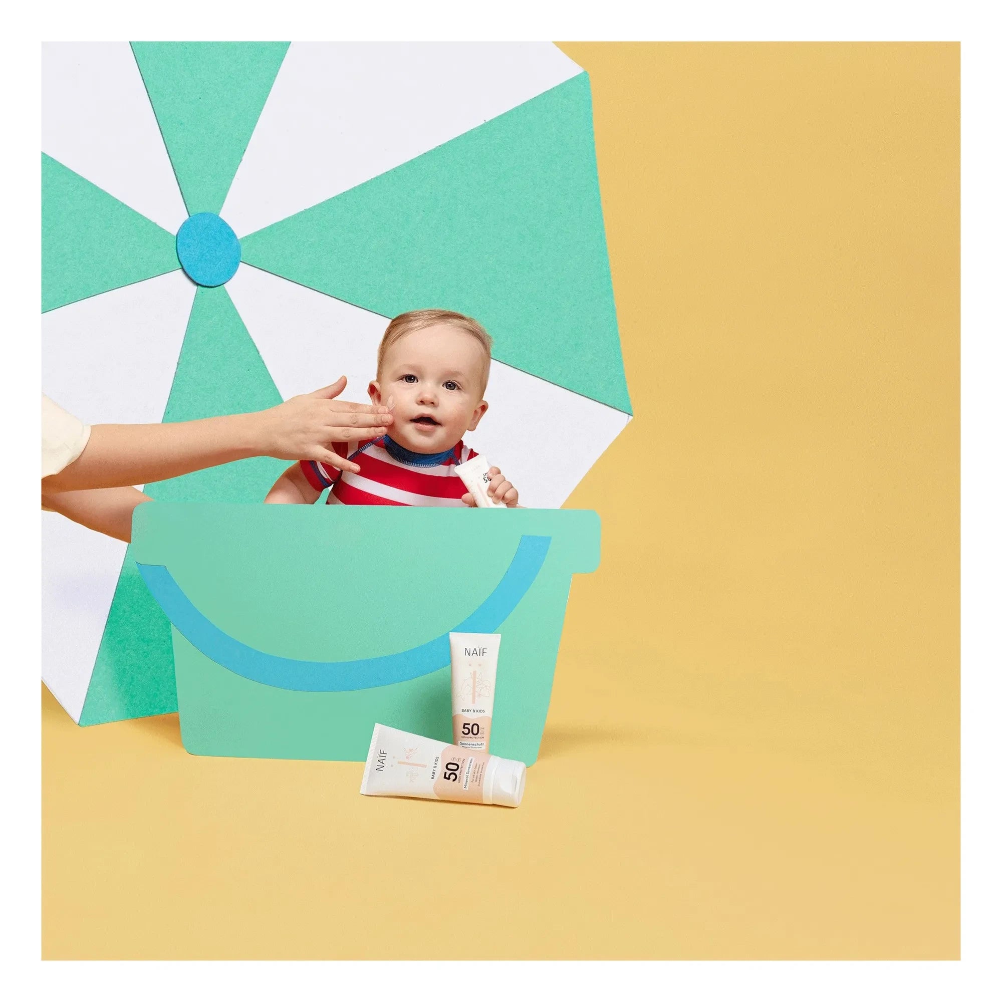 Naïf Natural Skincare - Sun Cream for Babies and Children SPF50 - 100 ml