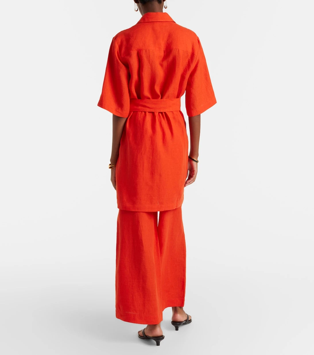 Eres - Select linen wide-leg pants