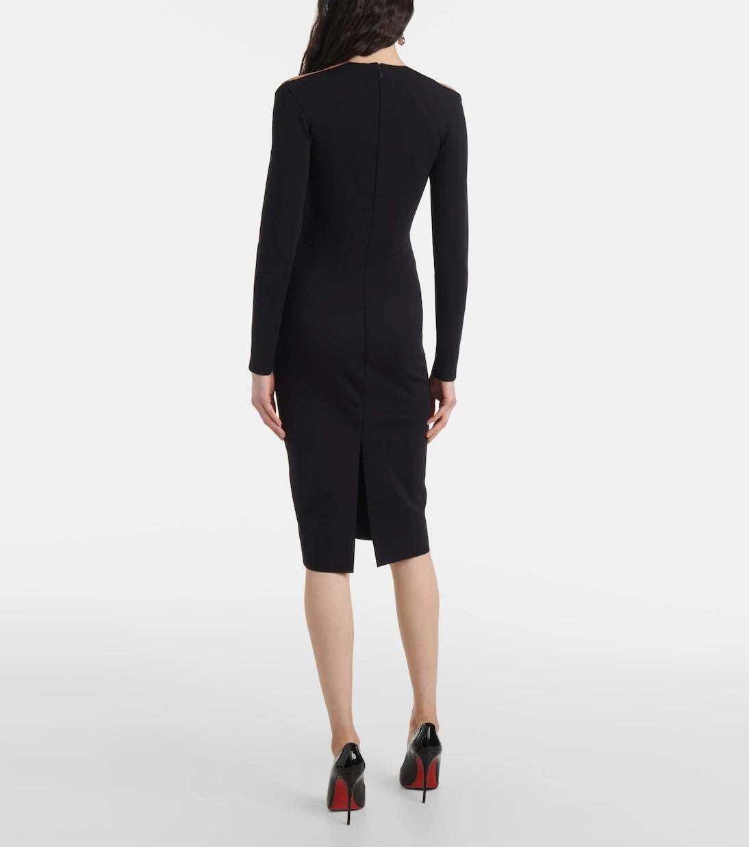 Mugler - Plunge minidress