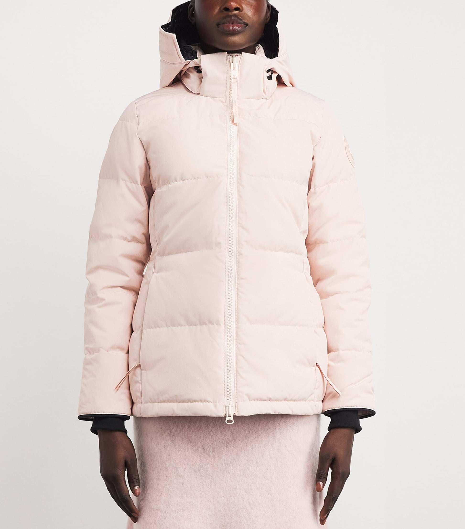 Canada Goose Pink Down-Filled Chelsea Parka Coat