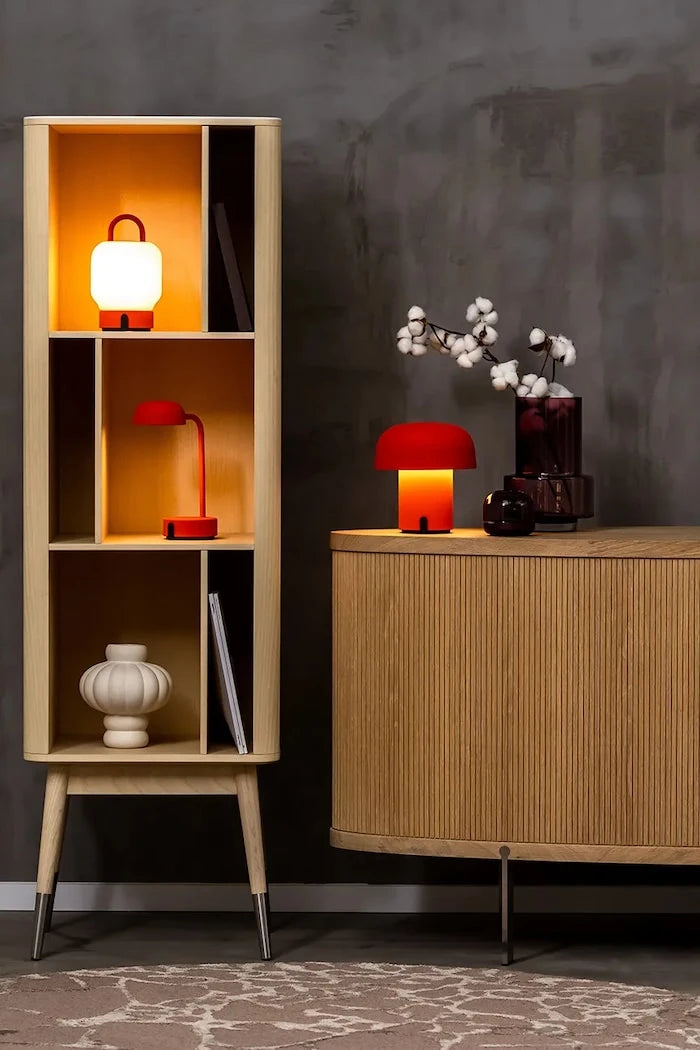 Kablosuz LED masa lambası Kooduu Loome 21 x 12 cm