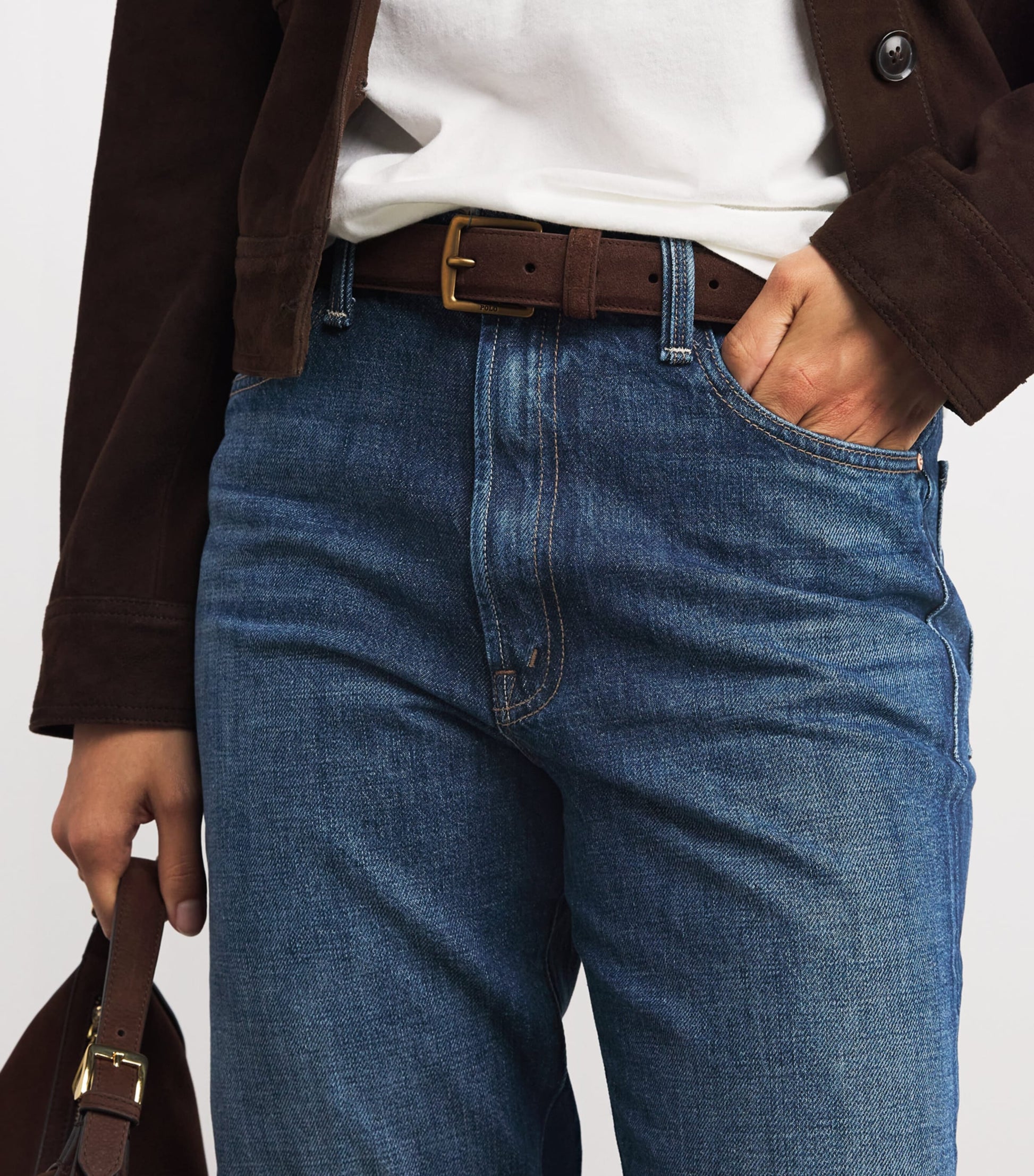 Blue The Rambler Zip Heel Jeans