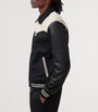 Multi Leather-Trim Endleton Bomber Jacket
